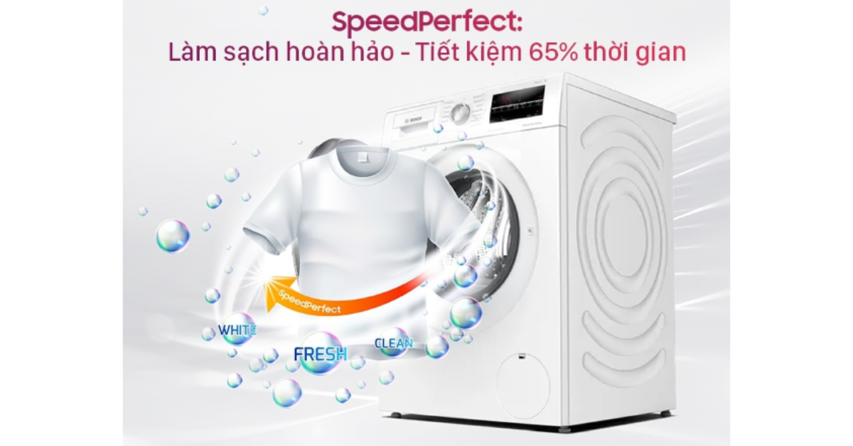 Máy giặt Bosch WAW28480SG 9kg- Serie 8 Đức