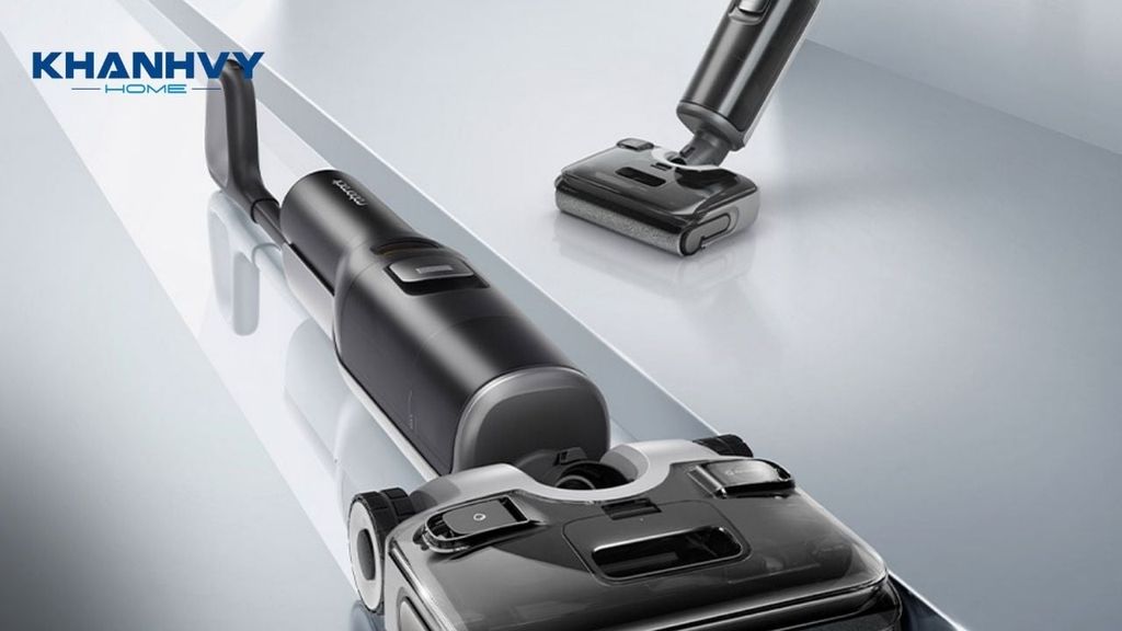 Roborock F25 ACE Combo với đầu máy hút xoay sâu
