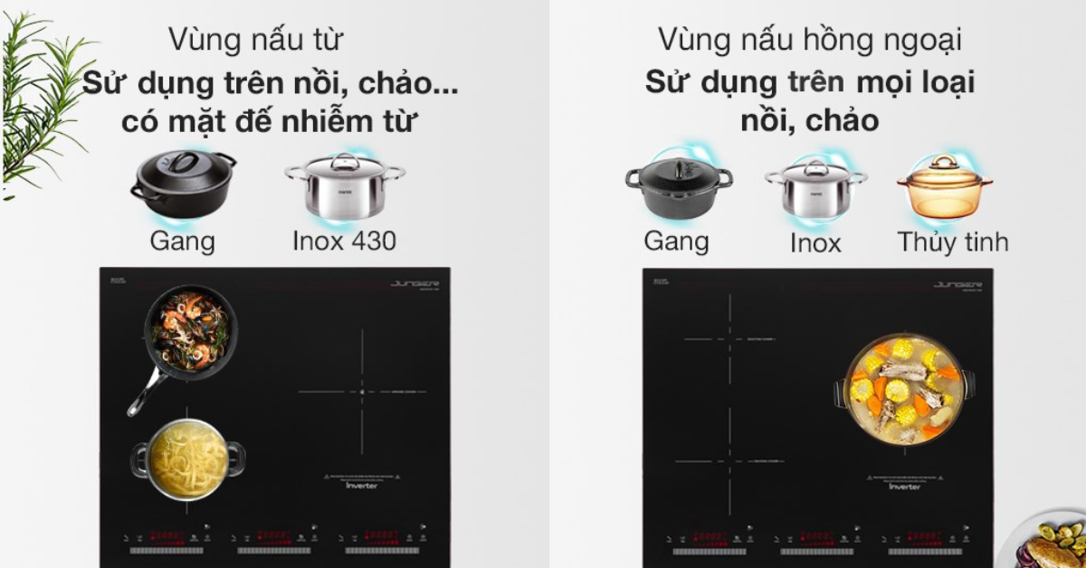 Hướng dẫn sử dụng Bếp từ hồng ngoại lắp âm Junger CEJ-300-IIF