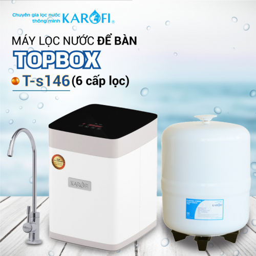 Máy lọc nước Karofi TOPBOX T-S146 với 6 cấp lọc hiệu quả