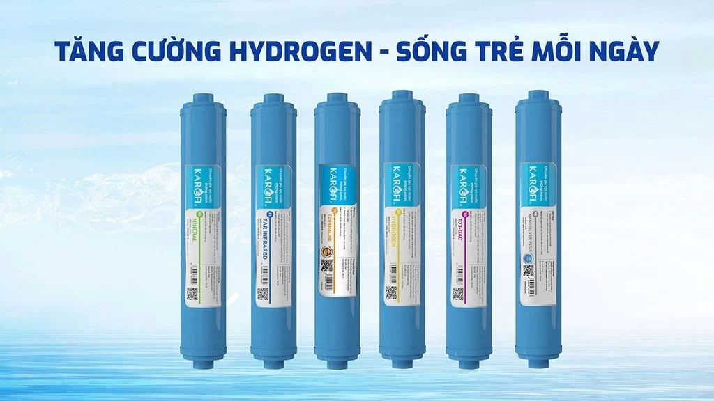 Máy lọc nước Karofi KAQ-U03 Pro RO tăng cường hydrogen – Sống trẻ mỗi ngày