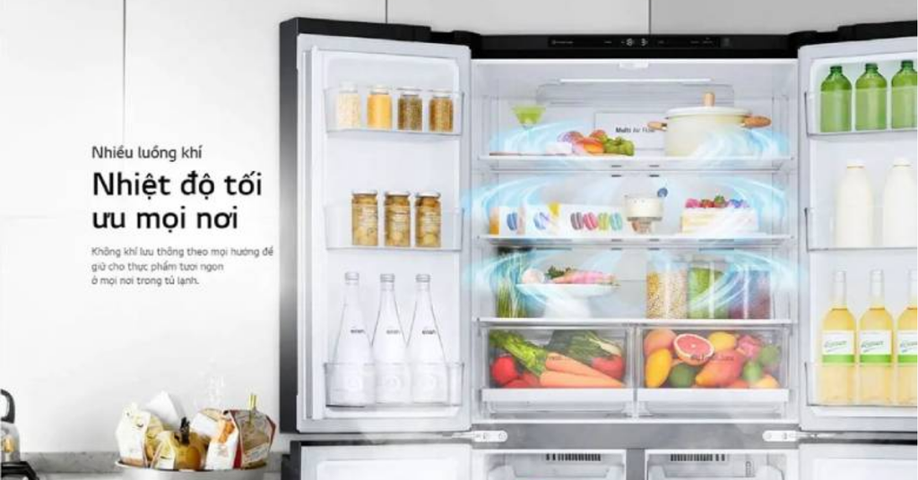 Luồng khí lạnh đa chiều Multi Air Flow