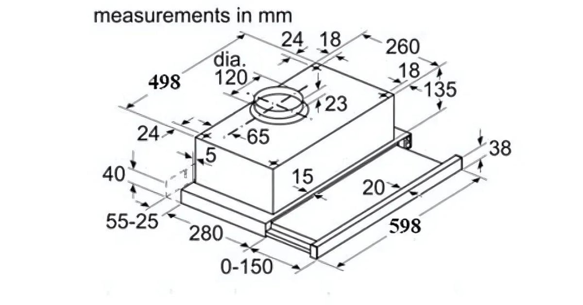 Hướng dẫn sử dụng Máy hút mùi Bosch DFT63CA61B