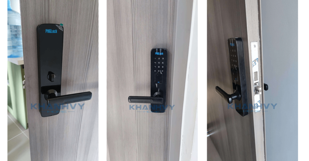 Sản phẩm khóa vân tay PHGlock KR7155B App phù hợp với mọi loại cửa