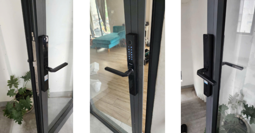 Sản phẩm khóa vân tay PHGlock FP 5338A B sở hữu thiết kế linh hoạt phù hợp với nhiều loại cửa kính và cửa sổ