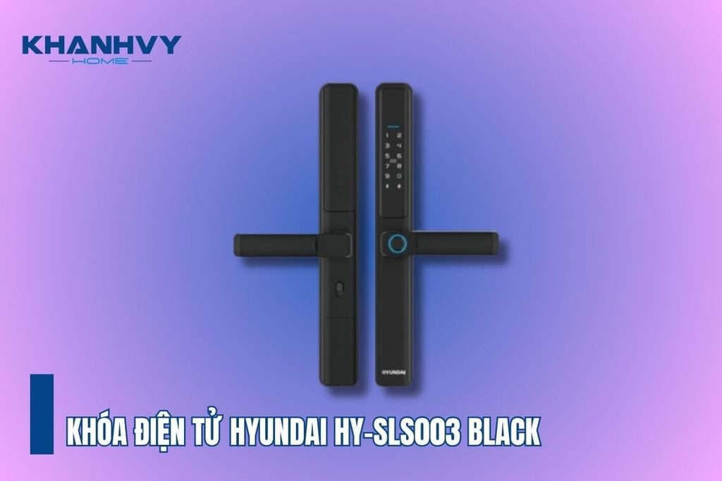 Khóa điện tử HY-SLS003 Black hiện đại, giá tốt
