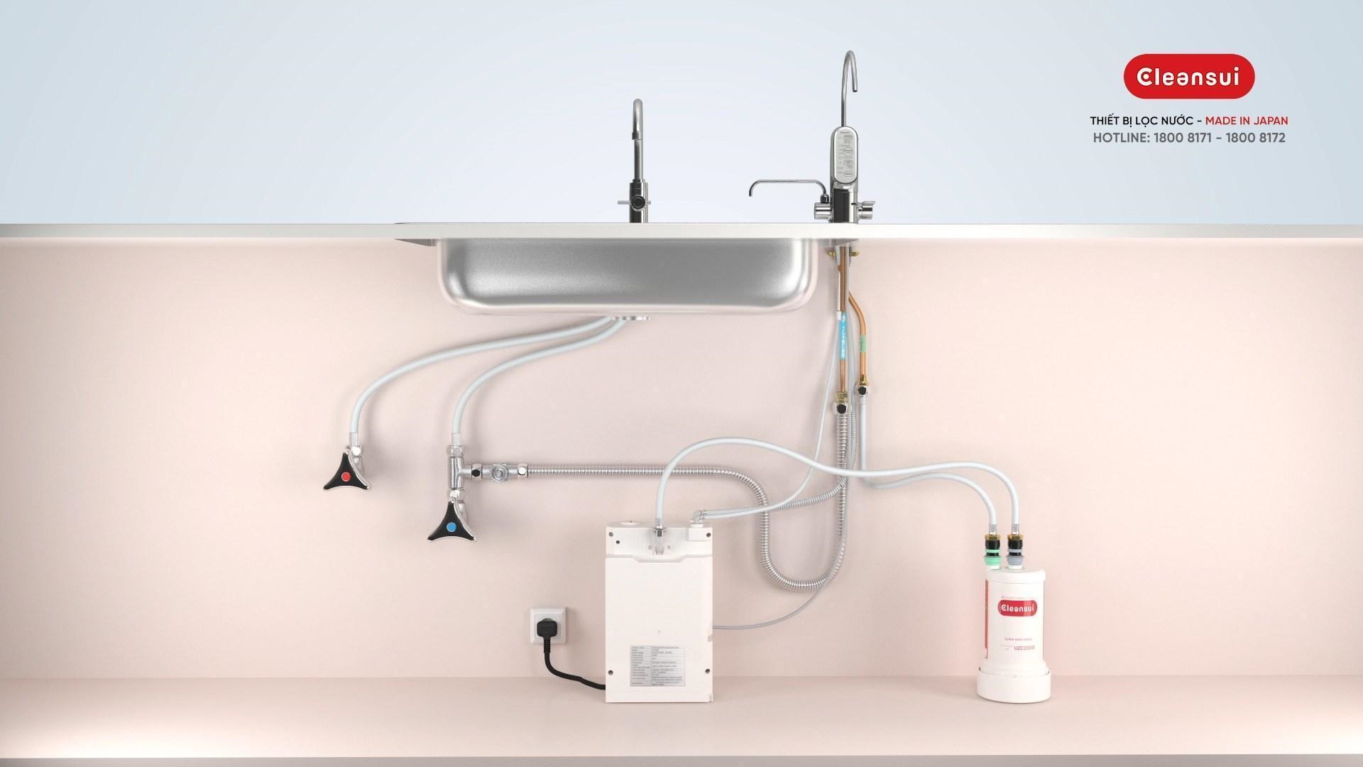 Máy lọc nước Cleansui được nhiều người yêu thích khi sử dụng