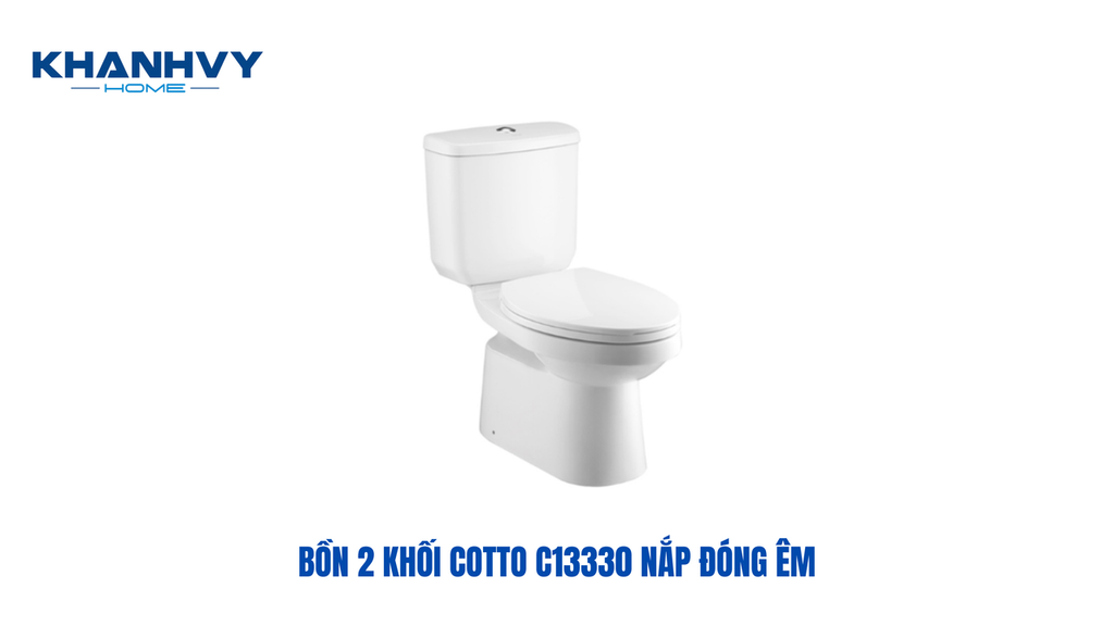 Bồn cầu 2 khối Cotto C13330