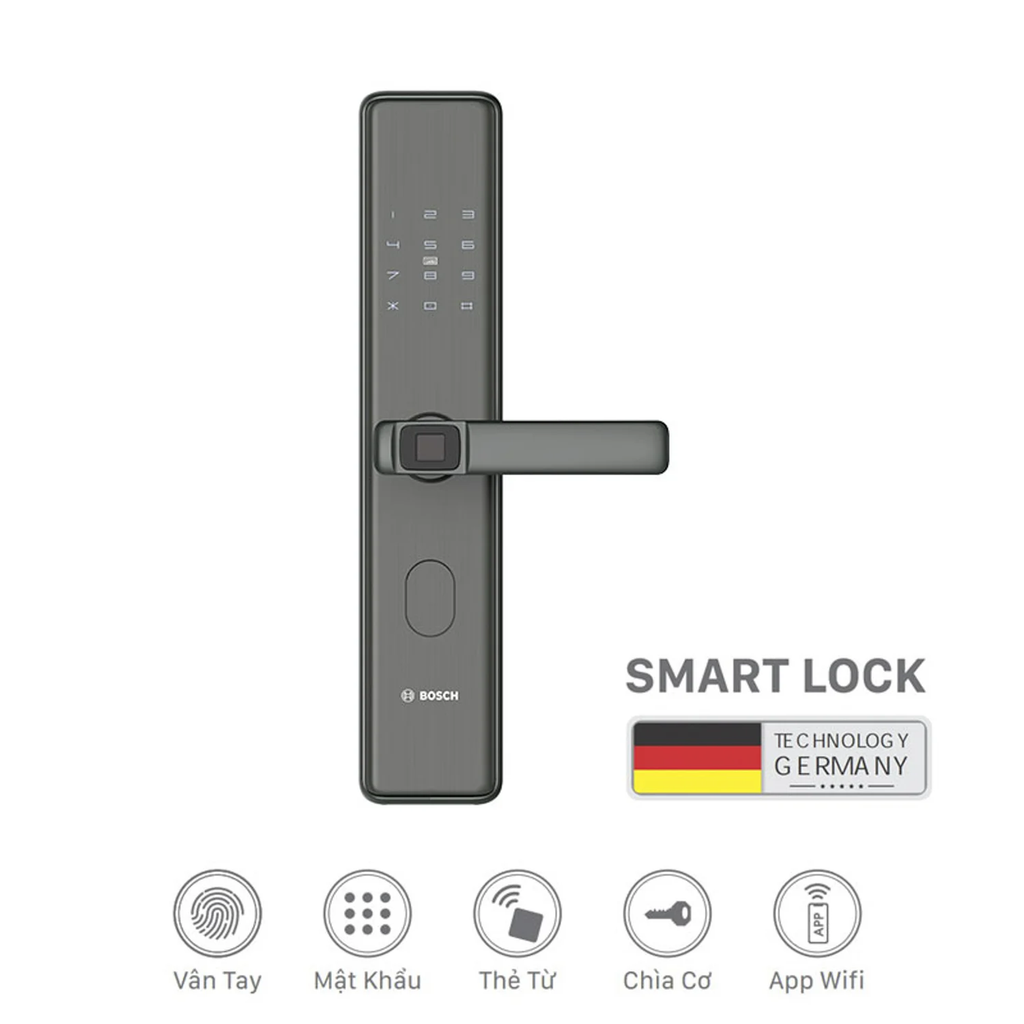 Đặc điểm nổi bật của Khóa điện tử Bosch GD.ID 30B EU Gray App