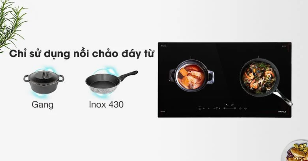 Hướng dẫn sử dụng Bếp từ Hafele HC-I2712A 536.61.716 2 vùng nấu