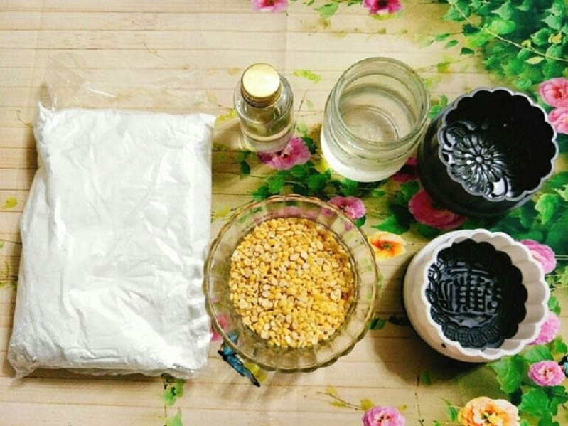 Nguyên liệu làm bánh trung thu dẻo