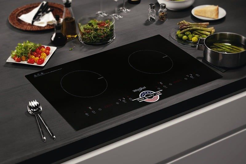 Bếp hồng ngoại đôi Whirlpool ACT752/BLV thiết kế lắp đặt âm sang trọng