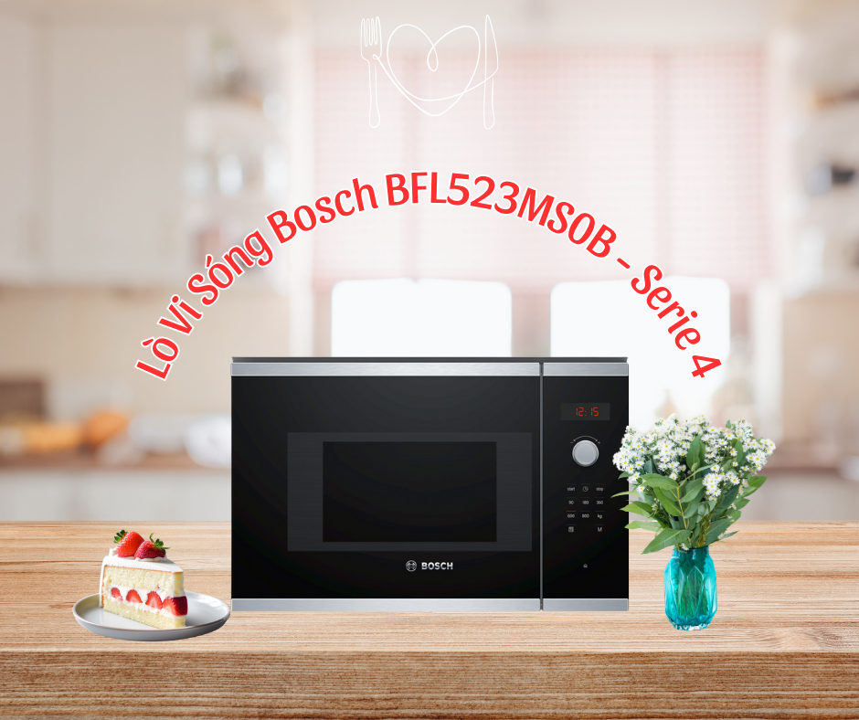 Lò vi sóng Bosch BFL523MS0B - Serie 4