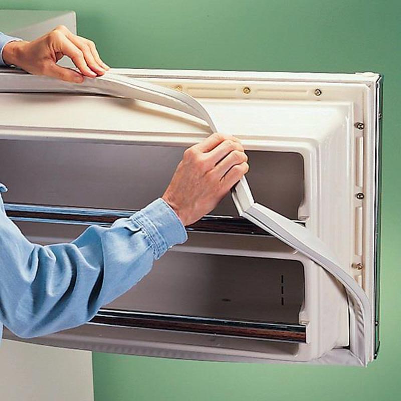 Khi gioăng cao su hỏng tủ lạnh sẽ khó làm đông hơn