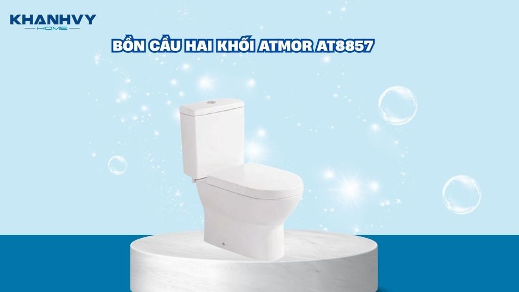 Bồn cầu hai khối Atmor AT8857