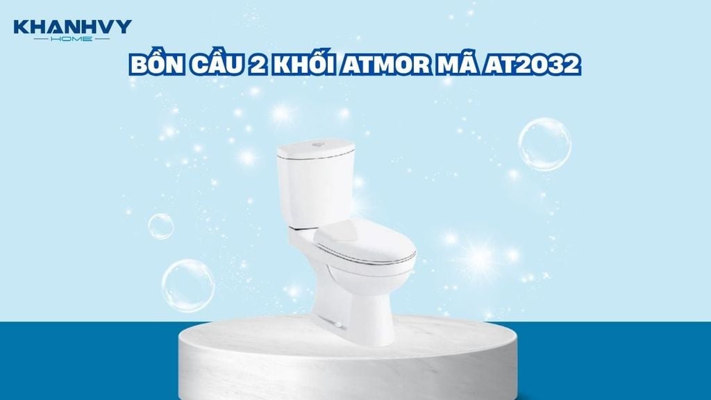Bồn cầu 2 khối Atmor mã AT2032