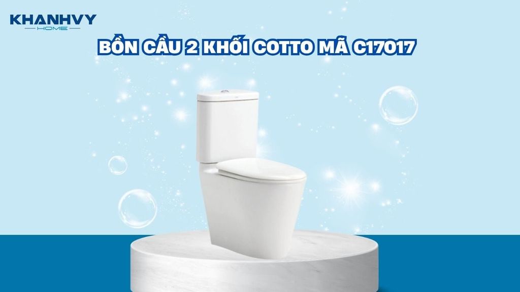 Bồn cầu 2 khối Cotto mã C17017