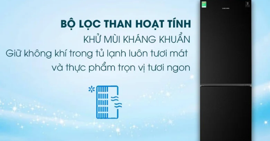 Bộ lọc kháng khuẩn và khử mùi hiệu quả