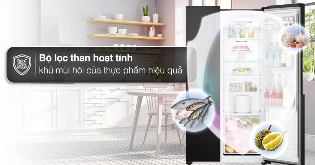 Bộ lọc than hoạt tính khử mùi hiệu quả