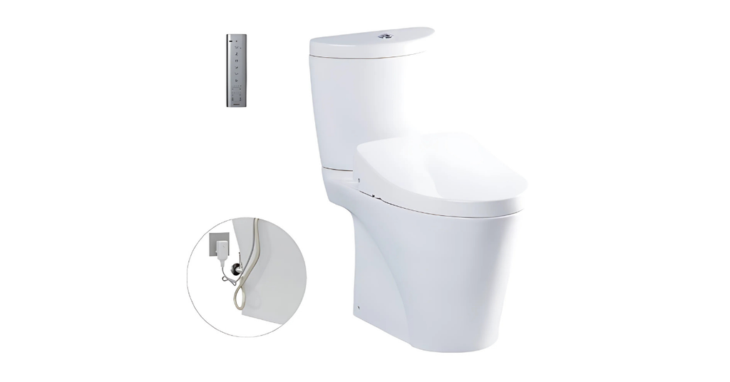 Bàn cầu hai khối TOTO CS819DSW11 nắp rửa điện tử WASHLET