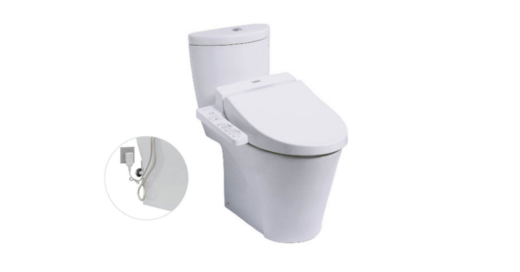 Bàn cầu hai khối TOTO CS819DSW7 nắp rửa điện tử WASHLET