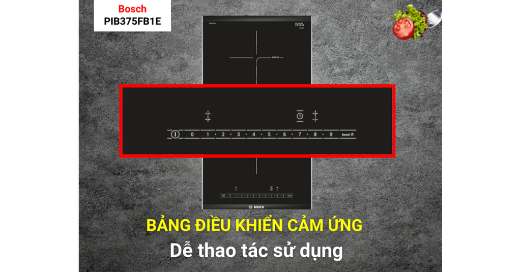 Bếp từ Bosch PIB375FB1E Domino Series 6