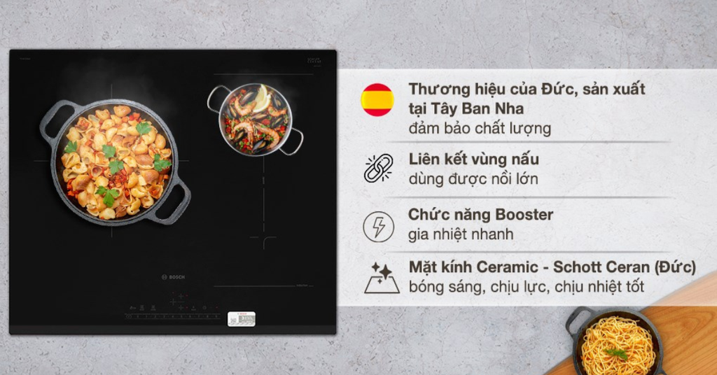 Bếp từ Bosch PVJ631FB1E Series 6