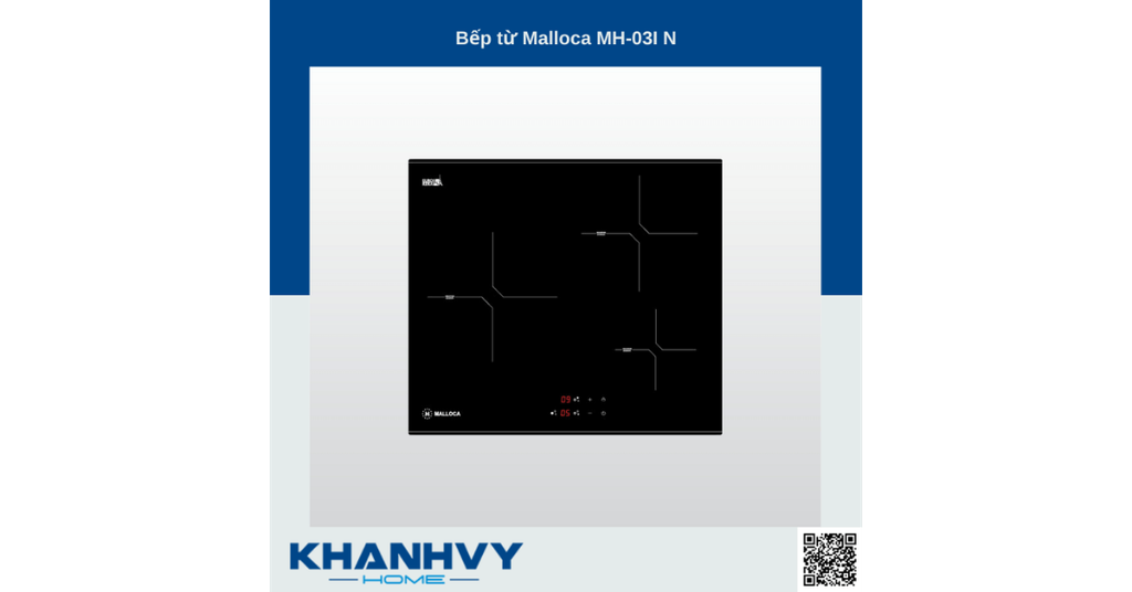Bếp từ Malloca MH-03I N - Mặt kính Eurokera cao cấp