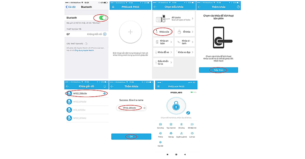 Hướng dẫn sử dụng khóa vân tay PHGlock FP5331B-APP |A