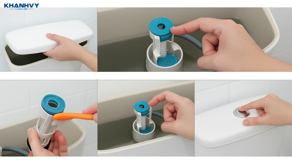 Cách xử lý van xả bị kẹt
