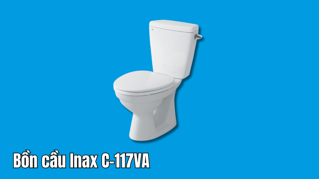 Bồn cầu Inax C-117VA hiện đại