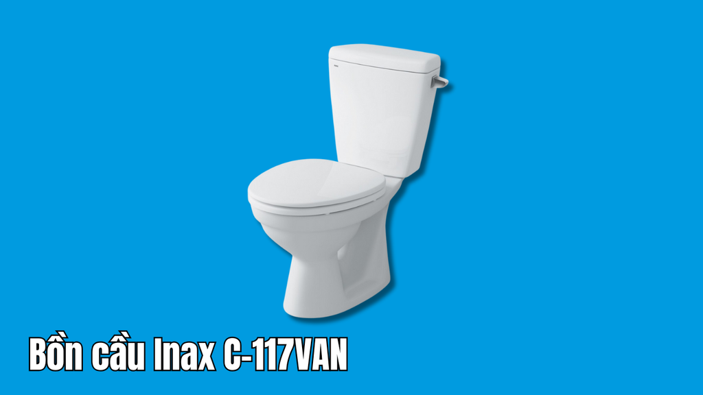 Bồn cầu Inax C-117VA hiện đại