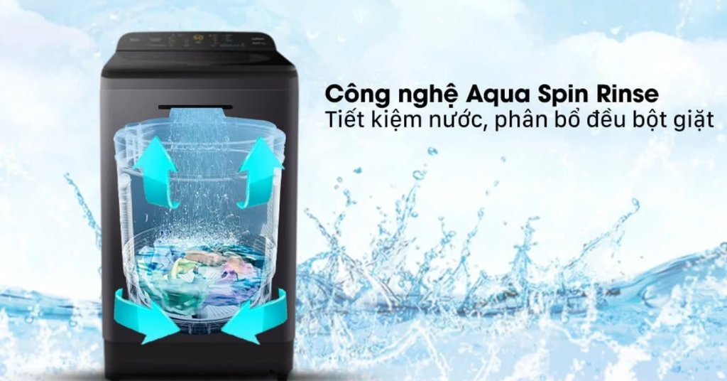 Các chương trình giặt đa dạng và tiện ích đi kèm