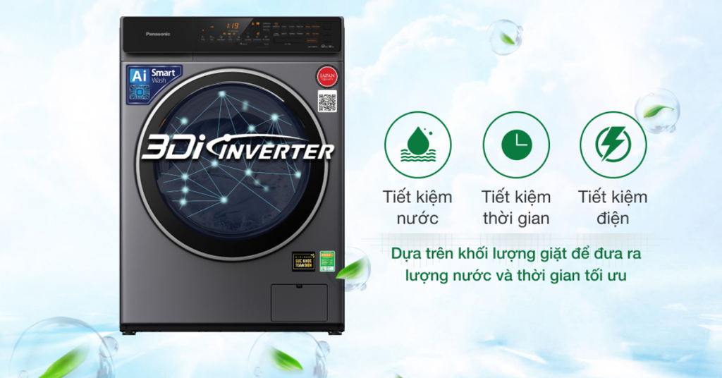 Các chương trình giặt đa dạng và tiện ích đi kèm