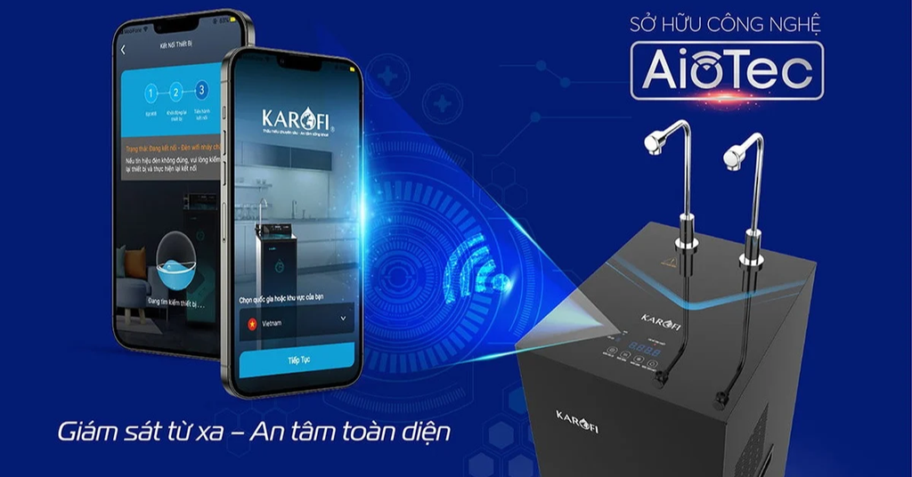 Công nghệ AioTec thông minh giám sát chất lượng nước từ xa