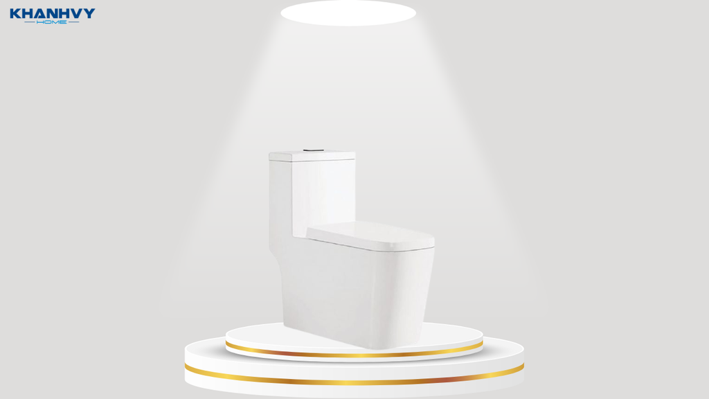 Bồn cầu một khối có thiết kế liền khối