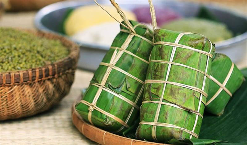 Bánh tét được bảo quản ở nhiệt độ phòng có thời gian sử dụng không quá 3 ngày