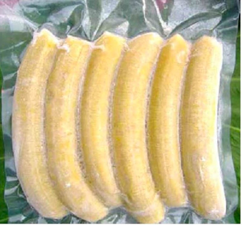Chuối được trữ đông trong tủ lạnh vẫn giữ được màu sắc và hương vị