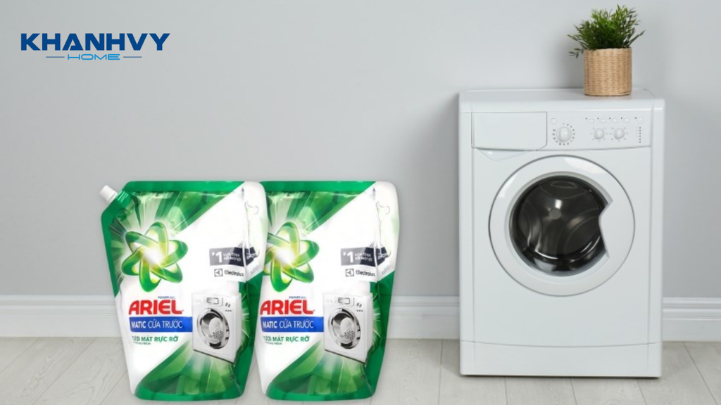 Sử dụng nước giặt chuyên dụng cho máy giặt ngang