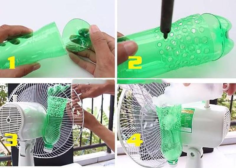 Các bước làm quạt hơi nước