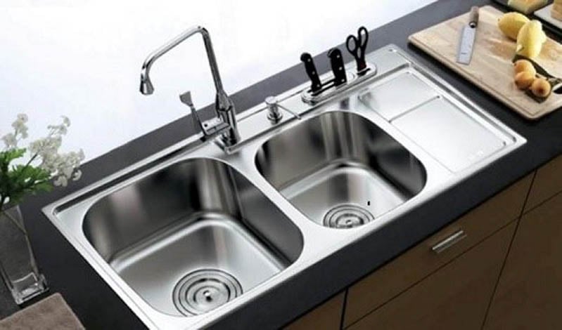 Chọn vị trí phù hợp khi lắp bồn rửa chén âm