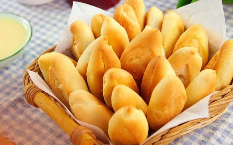 Bánh mì sau khi nướng bằng lò vi sóng
