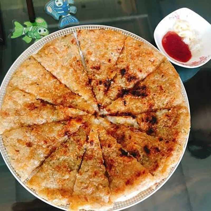 Thành quả là những miếng bánh thơm giòn