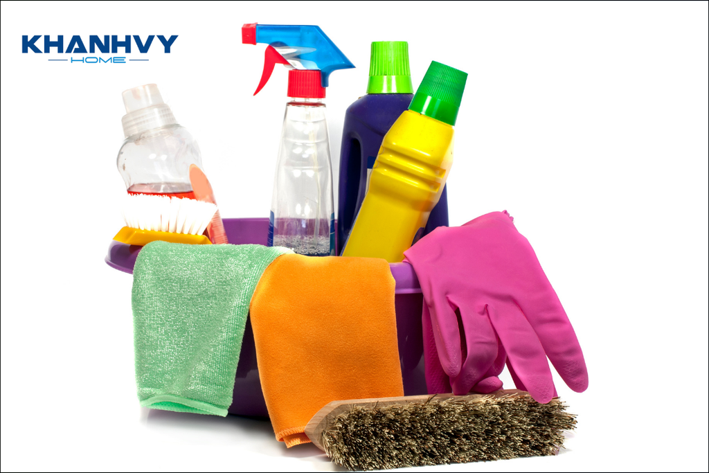 Các dụng cụ cần chuẩn bị trước khi vệ sinh bếp từ tại nhà, hiệu quả