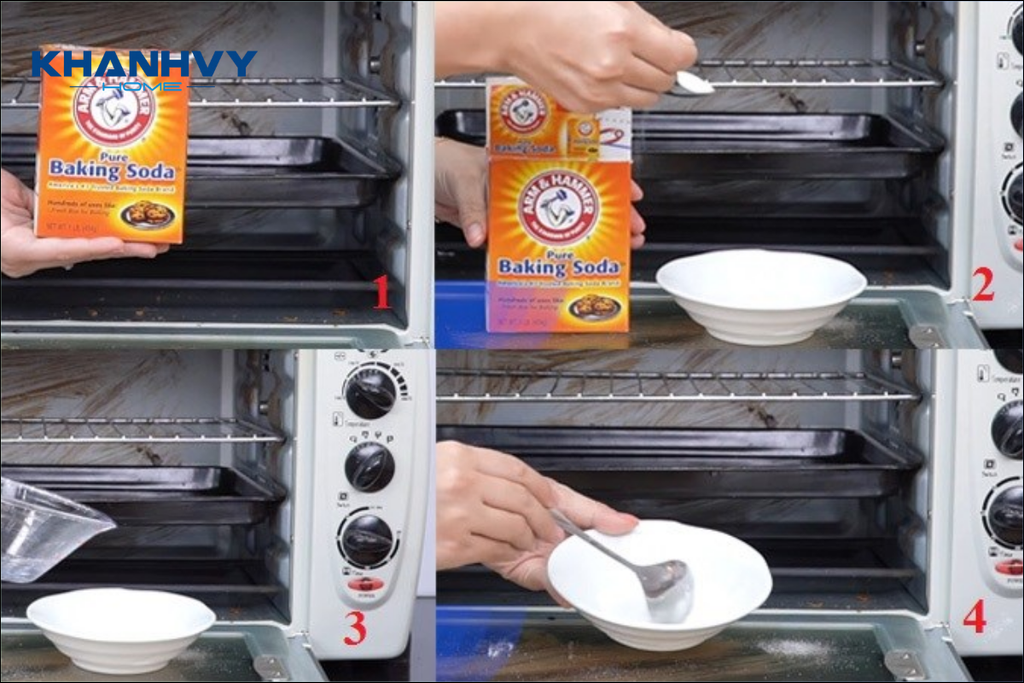 Cách sử dụng baking soda để vệ sinh bếp nướng