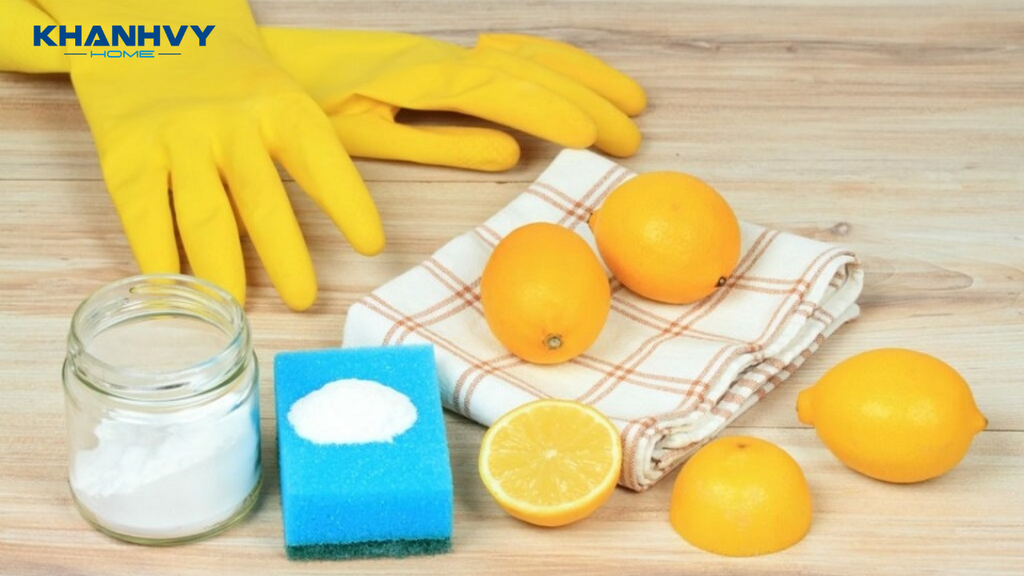 Các dụng cụ cần chuẩn bị trước khi vệ sinh tủ lạnh hết mùi