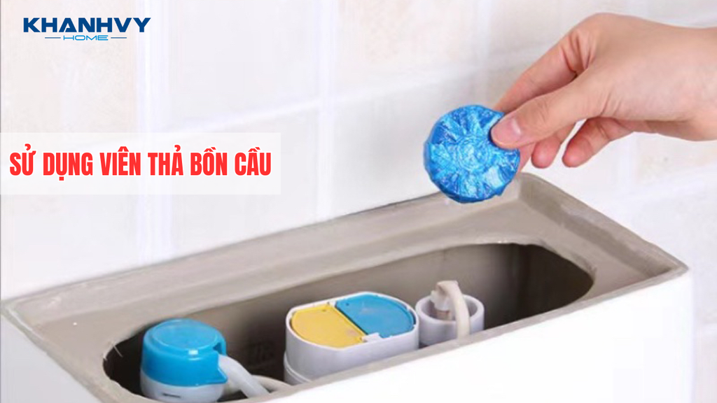 Viên thả bồn cầu xử lý mùi hôi nhanh và hiệu quả