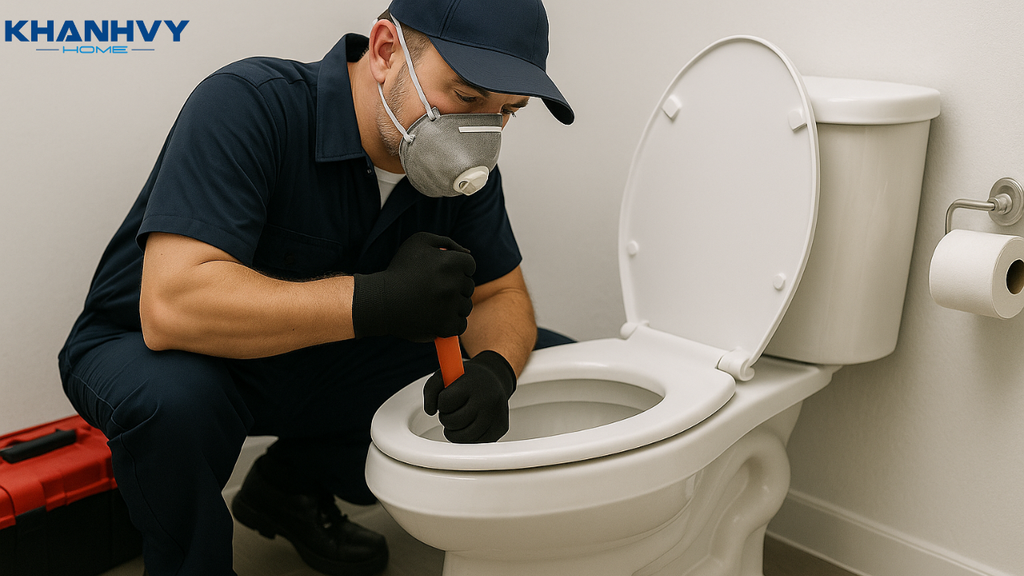 Gọi thợ sửa chữa nếu tình trạng nghẹt hơi kéo dài