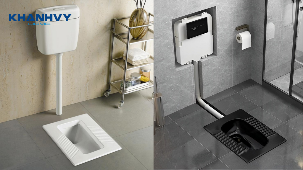 Cấu tạo bồn cầu ngồi xổm