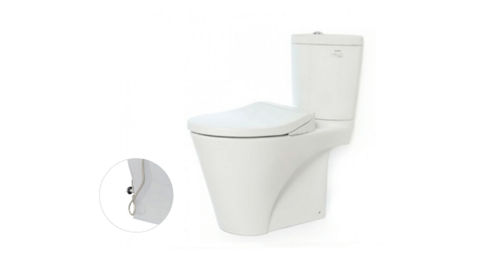 Chất liệu sứ cao cấp, bề mặt men nhẵn bóng, chống bám bẩn hiệu quả